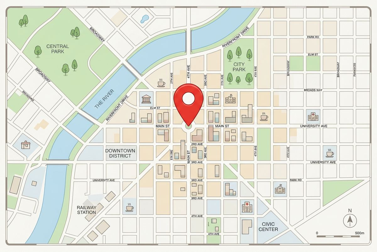 Map of the Bakersfield area we serve
